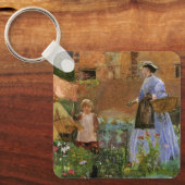 In een tuin in Cookham door George John Pinwell Sleutelhanger (Voorkant)