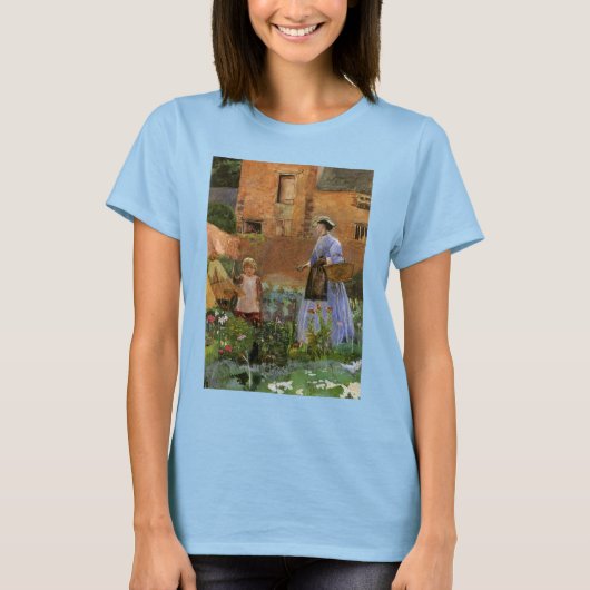 In een tuin in Cookham door George John Pinwell T-shirt (Voorkant)