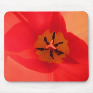 In een tulp muismat