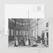 In een Turkse moskee, illustratie Briefkaart (Voorkant / Achterkant)