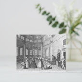 In een Turkse moskee, illustratie Briefkaart (Staand voorkant)