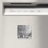 In een Turkse moskee, illustratie Magneet (Insitu (Vaatwasser))