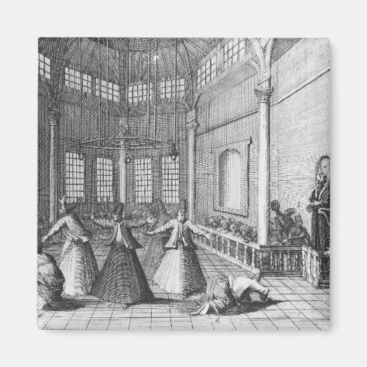 In een Turkse moskee, illustratie Magneet (Voorkant)