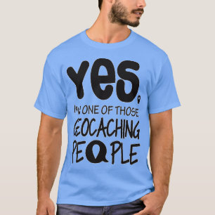 In een van die geocaching mensen t-shirt