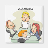 In een vergadering magneet (Voorkant)