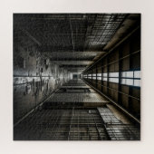 In een verlaten gevangenis legpuzzel (Horizontaal)