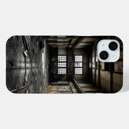 In een verlaten station Case-Mate iPhone case (Achterkant (horizontaal))