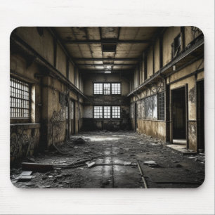 In een verlaten station muismat