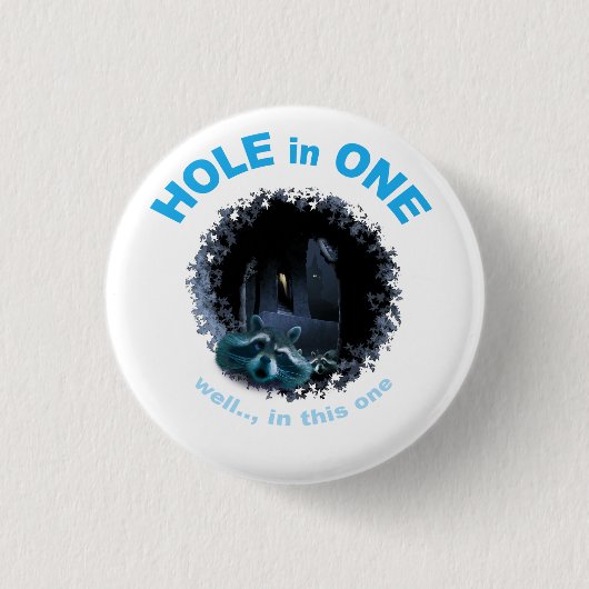 IN ÉÉN (wel, in deze) HOL Ronde Button 3,2 Cm (Voorkant)
