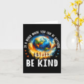 In een wereld als een soort Kinder Aarde tegen pes Kaart (Gele Bloem)