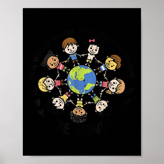 In een wereld als een soort Kinder Aarde tegen pes Poster (Voorkant)