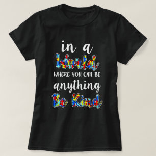 In een wereld als een soort Womens Autisme-shirt T-shirt
