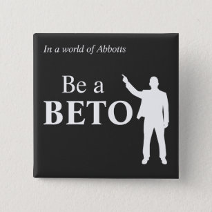 In een wereld van Abbotts zijn we een BETO Texas Vierkante Button 5,1 Cm