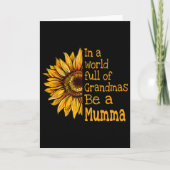 In een wereld van oma's wees een Mumma Finland Fin Kaart (Voorkant)