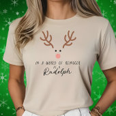 In een wereld van rendieren, wees een Rudolph T-shirt
