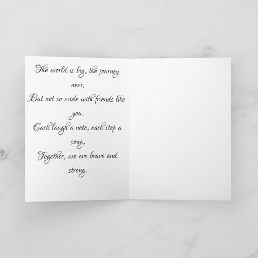 In een wereld van verwondering lopen we als één. aankondiging (Binnen)