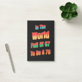 In Een Wereld Vol 67 Om Een 76 Te Zijn Post-it® Notes (Kantoor)