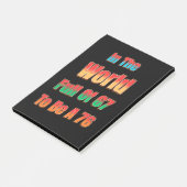 In Een Wereld Vol 67 Om Een 76 Te Zijn Post-it® Notes (Schuin)