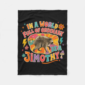 In Een Wereld Vol Gewone Jimothy - Jimothy Fleece Deken