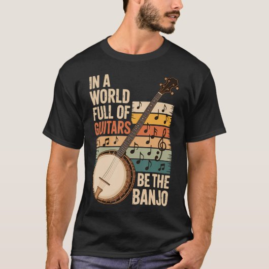 In Een Wereld Vol Gitaren Wees De T-shirt (Voorkant)