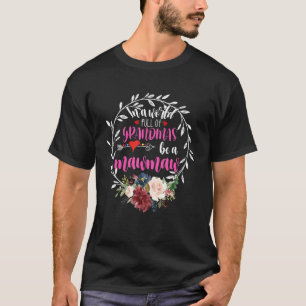 in een wereld vol granaten een mawmaw-Floral-gehoo T-shirt