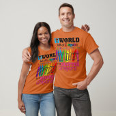 In een wereld vol met kleurpotloden zijn een glitt t-shirt (Unisex)