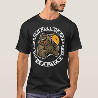 in een wereld vol met opa ' s is papa een grappig t-shirt