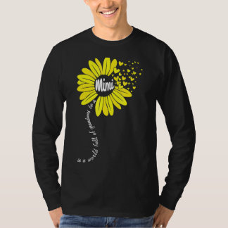 In een wereld vol oma's ben je een Mimi Happy Moed T-shirt