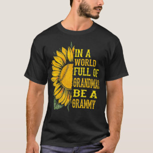 in een wereld vol oma's een Grammy honkbal S T-shirt