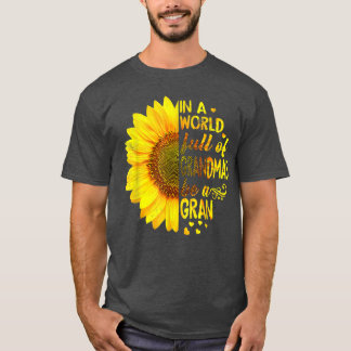 In een wereld vol oma's: Gran Sunflower T-shirt