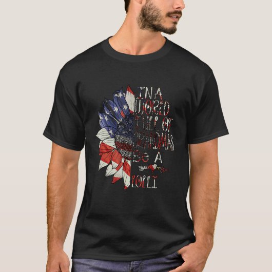 In een wereld vol oma's wees een lolli Amerikaanse T-shirt (Voorkant)