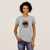 in een wereld vol prijsverschillen een cowgirl t-shirt (Voorkant volledig)