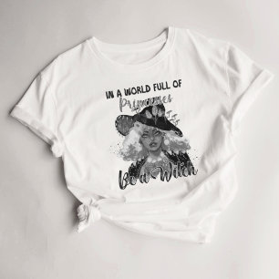In een wereld vol prinses een heks-halloween t-shirt