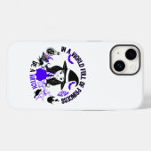 In een wereld vol prinses, wees een heks.w Case-Mate iPhone case (Achterkant (horizontaal))