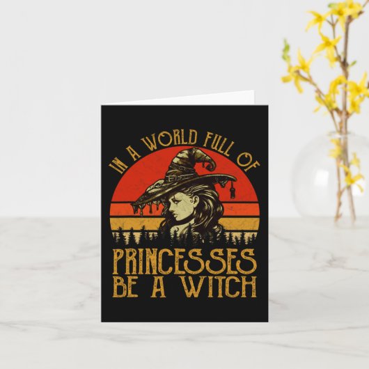 In een wereld vol prinsessen een heks  H Kaart (Gele Bloem)