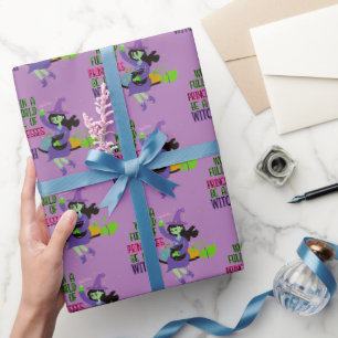 In een wereld vol prinsessen is een heks cadeaupapier