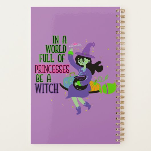In een wereld vol prinsessen is een heks planner (Achterkant)