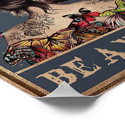 In een wereld vol prinsessen is een heks poster (Hoek)