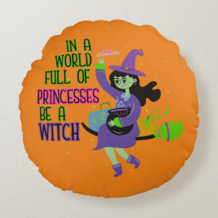 In een wereld vol prinsessen is een heks rond kussen