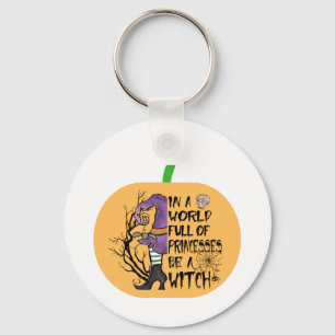 In een wereld vol prinsessen is een heks sleutelhanger