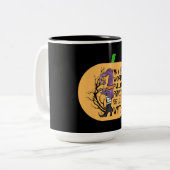 In een wereld vol prinsessen is een heks tweekleurige koffiemok (Voorkant links)