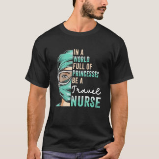 In een wereld vol prinsessen is een zuster grappig t-shirt