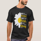 In een wereld vol Rozen is het een dageraad T-shirt (Voorkant)
