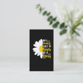 In een wereld vol Rozen is het een dageraad Visitekaartje (Staand voorkant)