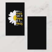 In een wereld vol Rozen is het een dageraad Visitekaartje (Voorkant / Achterkant)