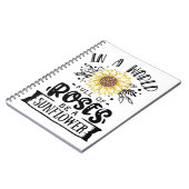 In een wereld vol rozen ... notitieboek (Linkerzijde)