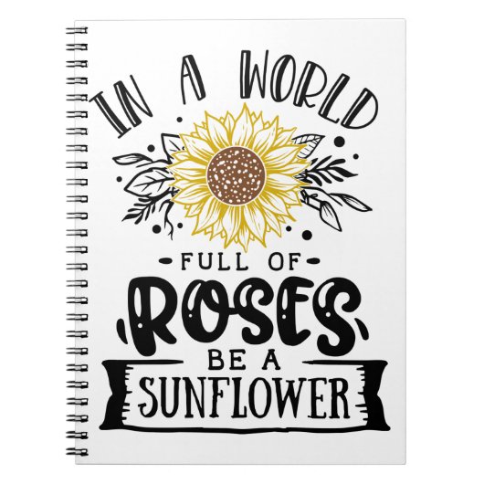In een wereld vol rozen ... notitieboek (Voorkant)