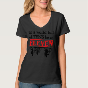 In een wereld vol tienen is 11 voor mannen Kind T-shirt