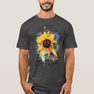 In een wereld waar je alles bent, een soort zonneb t-shirt