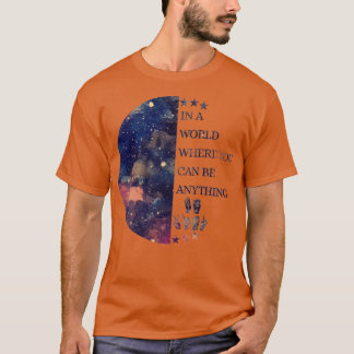 In een wereld waar je alles doof kunt zijn t-shirt